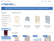 Tablet Screenshot of espacesarah.com